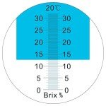Handheld Brix Refractometer for Sugar Content Testing