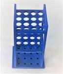 Small Lab Rack for Glass Thermometers, 9 mm Holes