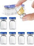 10 Pack of 5ml Glass Injection Vials