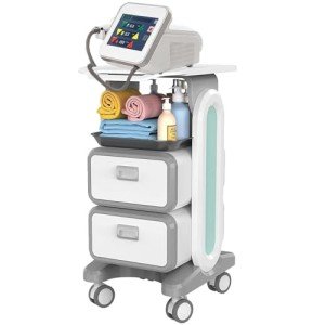 Mobile Medical Trolley Cart with Drawers and Trays