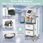 Mobile Medical Trolley Cart with Drawers and Trays