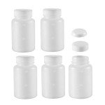 Plastic Lab Chemical Reagent Bottles, 100ml (5pcs)
