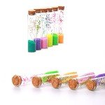 10PCS 60ml Clear Glass Test Tubes with Corks