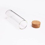 10PCS 60ml Clear Glass Test Tubes with Corks