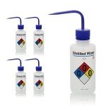 Self-Venting Distilled Water Wash Bottles - 4 Pack
