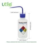 Self-Venting Distilled Water Wash Bottles - 4 Pack