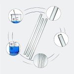 10 Pcs Glass Stir Sticks for Lab and Kitchen