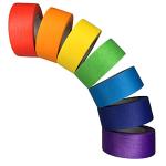 Colored Masking Tape Set - 1 Inch, 7 Rolls
