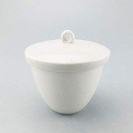 10ml Porcelain Lab Crucible with Lid - ADAMAS-BETA