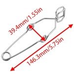 Steel Wire Test Tube Clamp Tongs - 2PCS