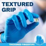 Beastek Blue Nitrile Exam Gloves, 100 Count