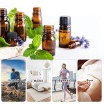 25 Pack 15ml Amber Glass Essential Oil Bottles