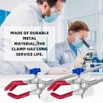 5 Pack Three-Prong Lab Clamps with Holder