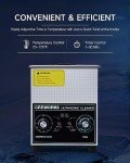 CREWORKS 60W Stainless Steel Ultrasonic Cleaner Machine