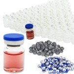 5ml Clear Glass Vials with Flip Caps - 100 Pack