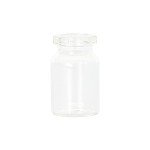 5ml Clear Glass Vials with Flip Caps - 100 Pack
