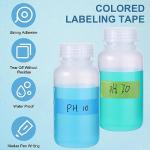Glenmal 3 Rolls Colorful Labeling Tapes, 164ft