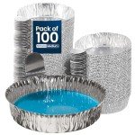 Aluminum Weighing Boats 57mm, Pack of 100