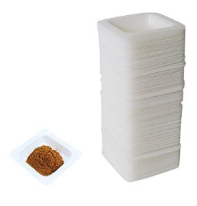 1.7" Square Anti-Static Polystyrene Weigh Boats (160 pcs)