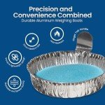 Aluminum Weighing Boats 57mm, Pack of 100