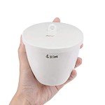 Porcelain Crucible Cup 300ml with Lid