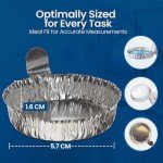 Aluminum Weighing Boats 57mm, Pack of 100