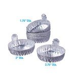 Dyn-A-Med Aluminum Weighing Dish, 70mm, 100 Pack