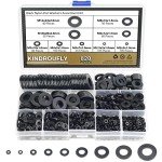 820-Piece Nylon Flat Washer Assortment Kit
