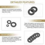 820-Piece Nylon Flat Washer Assortment Kit
