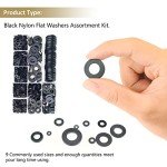 820-Piece Nylon Flat Washer Assortment Kit