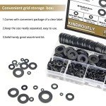 820-Piece Nylon Flat Washer Assortment Kit