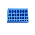 Aluminum PCR Test Tube Cooling Rack, 96 Wells