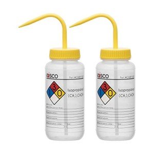 EISCO 6PK Color-Coded Isopropanol Wash Bottles