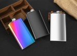 Rainbow 12 oz Stainless Steel Pocket Hip Flask