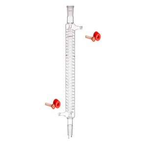 Laboy Coiled Glass Graham Condenser with 24/40 Joints