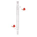 Laboy Coiled Glass Graham Condenser with 24/40 Joints