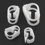 Adjustable Plastic Tubing Clamps - 40 Pack