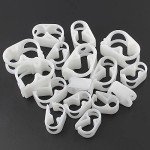 Adjustable Plastic Tubing Clamps - 40 Pack