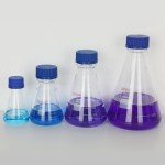 StonyLab 100ml Erlenmeyer Flask with Blue Cap