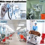 20pcs Red Biohazard Waste Bags 24x24in