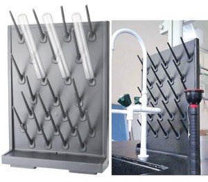 Helivivfy 27-Peg Detachable Lab Drying Rack