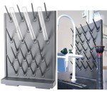 Helivivfy 27-Peg Detachable Lab Drying Rack