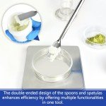 Artcome 2-Piece Spatula and Dual-Ended Spoon Set