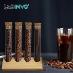 10ml Glass Test Tubes with Cork Stoppers - Pack of 50