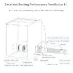 FUNGDO 3D Printer Ventilation Kit with Exhaust Fan
