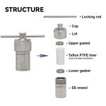 500ml Hydrothermal Autoclave Reactor – Stainless Steel