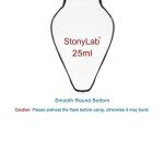 Stonylab Borosilicate Glass Recovery Flask 25ml