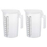 PATIKIL 2000ml Graduated Beaker Set - 2 Pack
