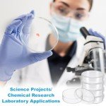 35mm Clear Plastic Petri Dishes with Lid - 10 Pack