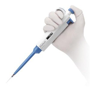 Etallwit Adjustable Single Channel Lab Pipette, 0.5-10ul